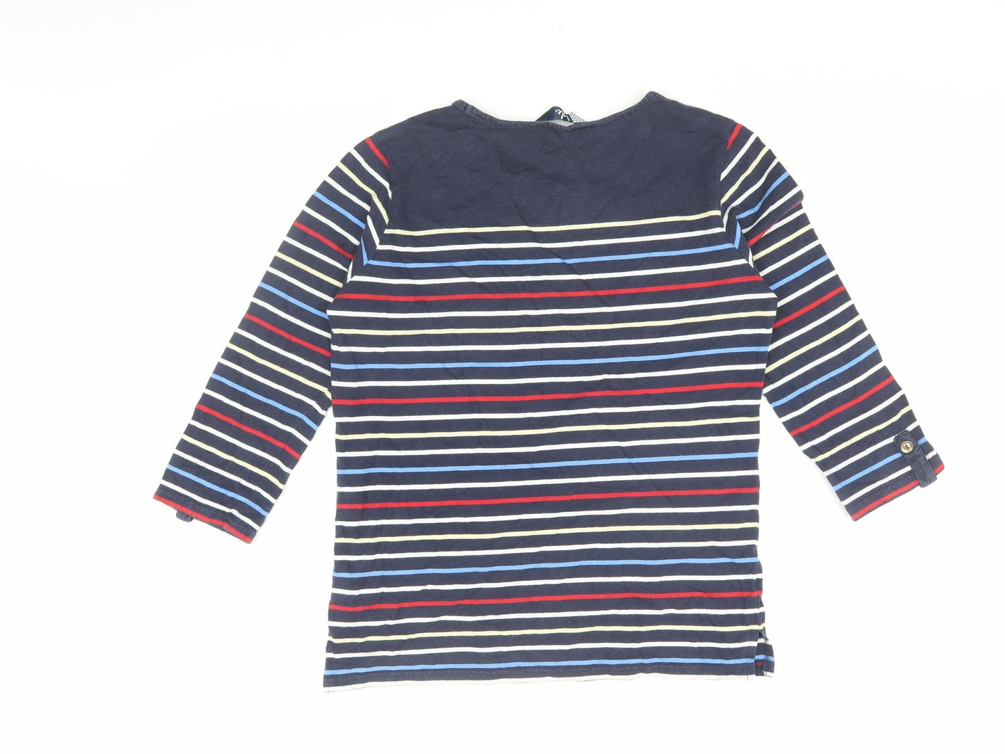 Womens UK Size S Isle Multicoloured Basic T-Shirt