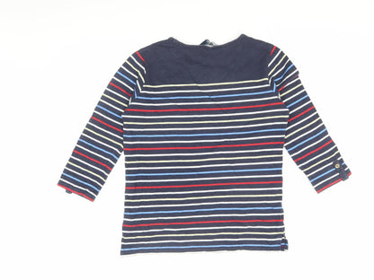 Womens UK Size S Isle Multicoloured Basic T-Shirt