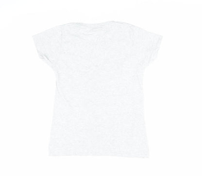 Unisex Adults UK Size S Harry Potter Grey Basic T-Shirt