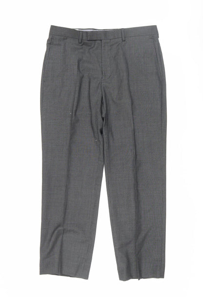 Marks and Spencer Grey Wool Men's Dress Pants Size 34