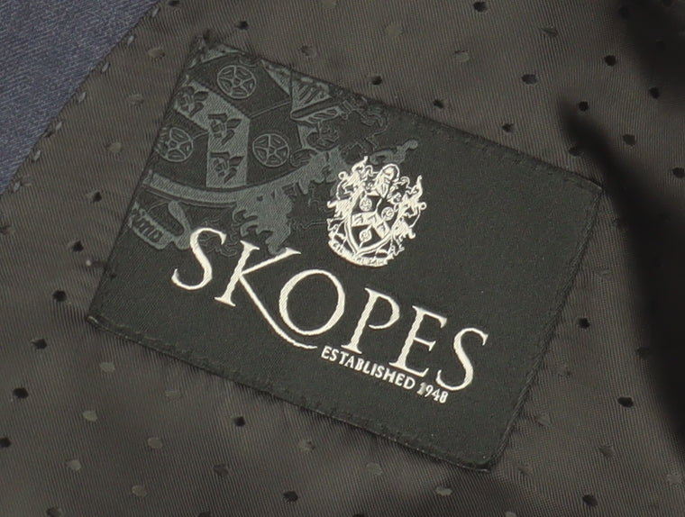Mens UK Size 42 Skopes Regular Blue Suit Jacket