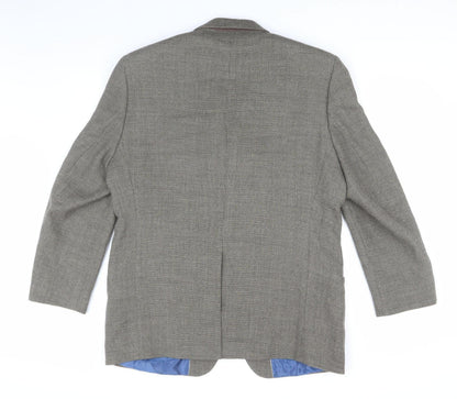 Mens UK Size 42 Daniel Hechter Regular Grey Suit Jacket