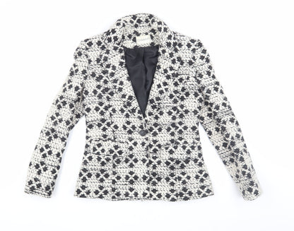 Womens UK Size 10 Chianti Black Basic Jacket