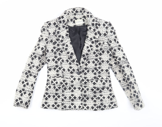 Womens UK Size 10 Chianti Black Basic Jacket