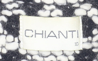 Womens UK Size 10 Chianti Black Basic Jacket