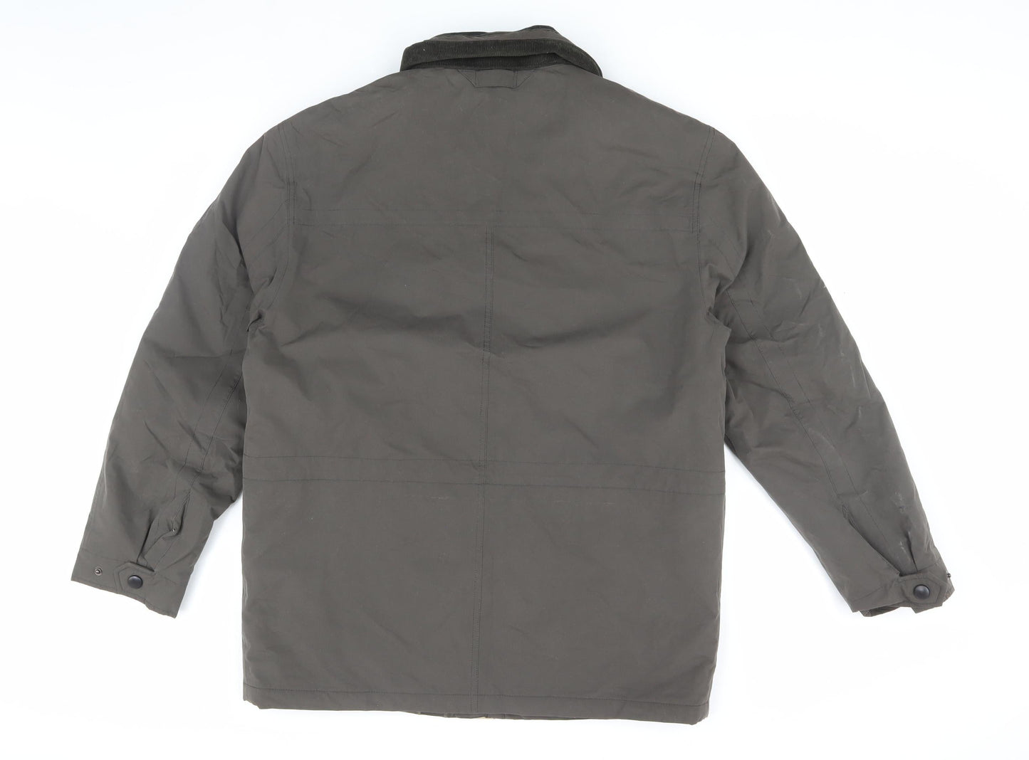 Mens UK Size L Brook Taverner Green Parka Coat
