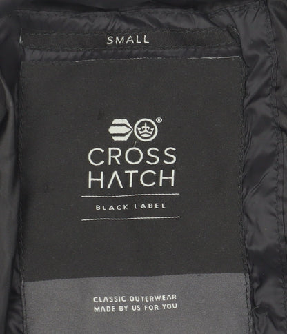 Mens UK Size S Crosshatch Black Puffer Jacket