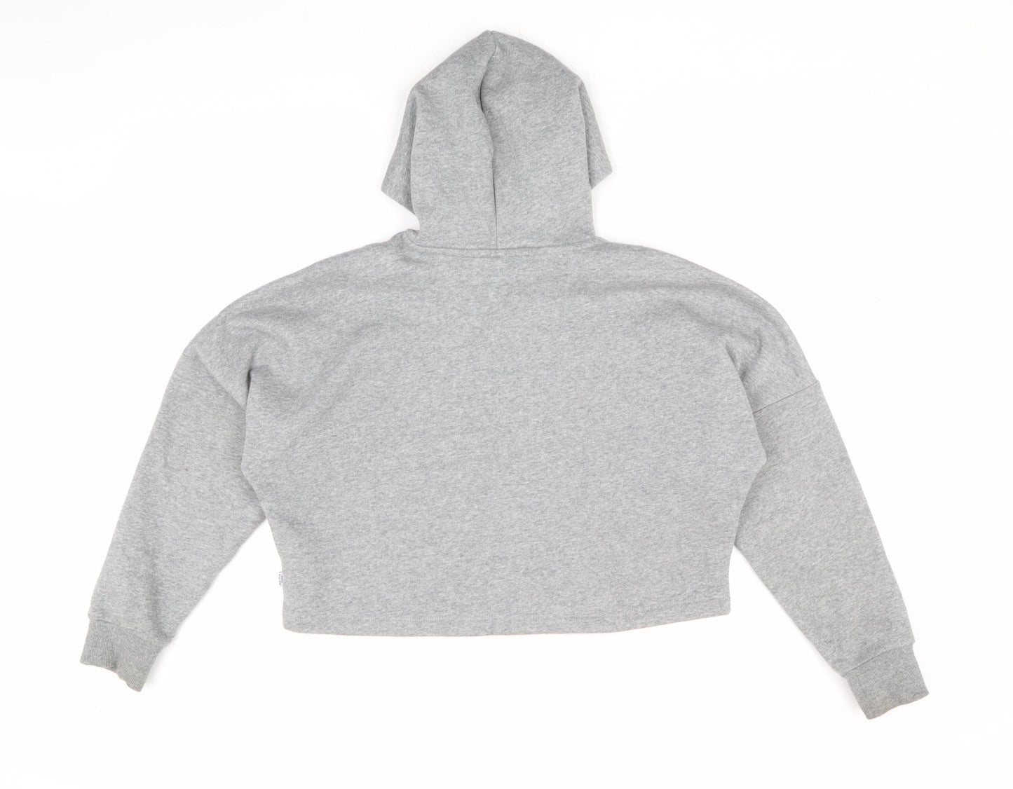 Puma Girls Grey Pullover Hoodie - 11-12 Years, Logo, Casual