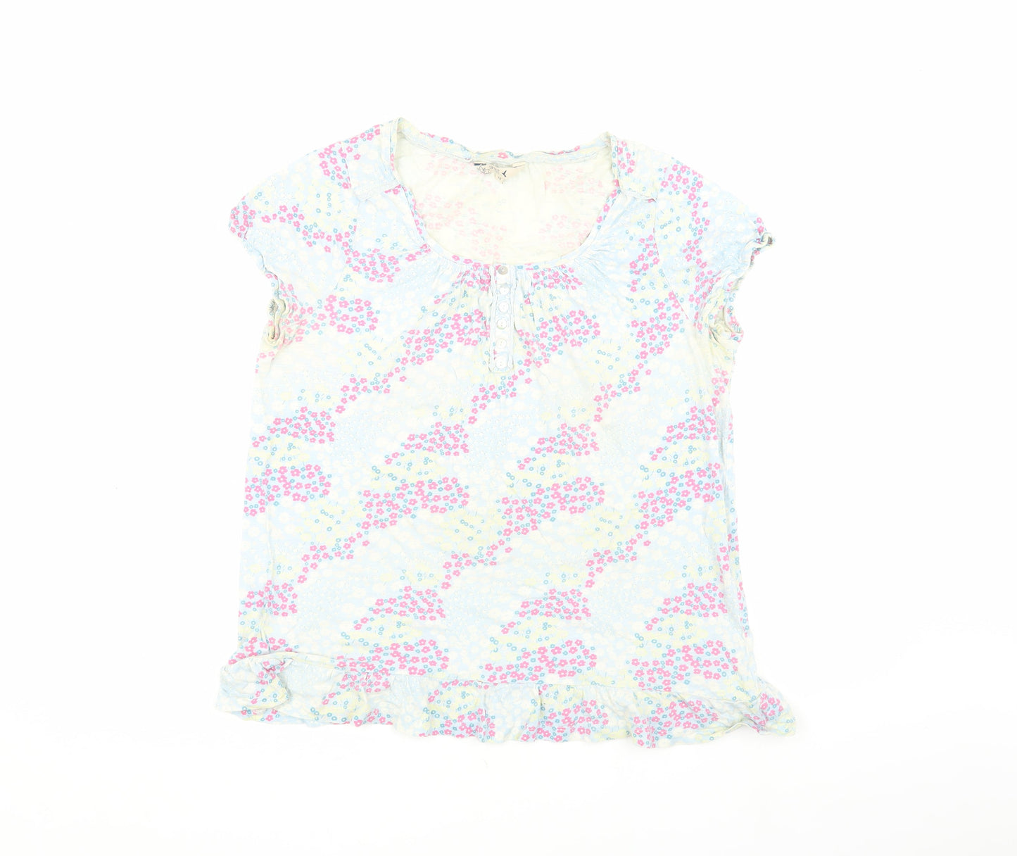 M&Co Women’s Floral T-Shirt, Size 16, Multicoloured