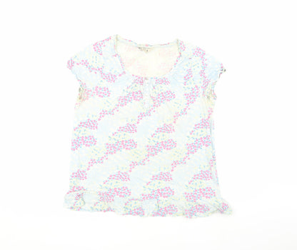 M&Co Women’s Floral T-Shirt, Size 16, Multicoloured
