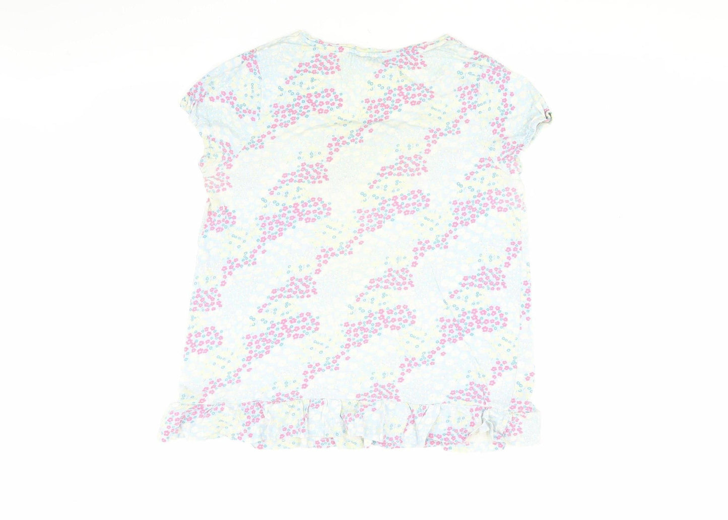 M&Co Women’s Floral T-Shirt, Size 16, Multicoloured