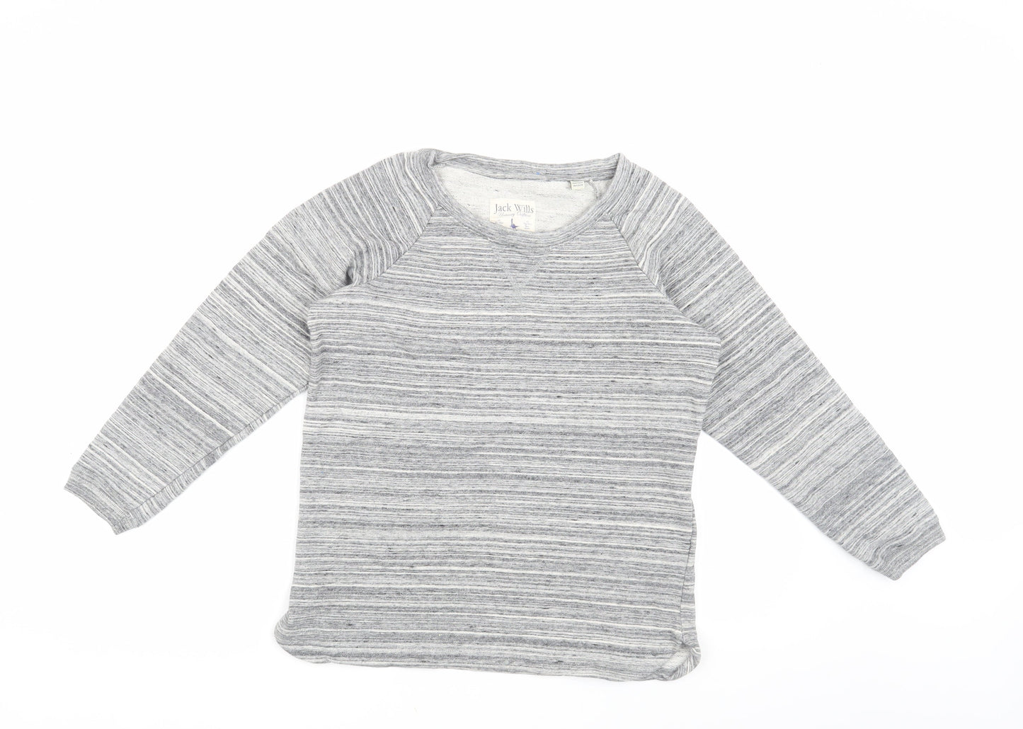 Womens UK Size 10 Jack Wills Grey Pullover Sweatshirt