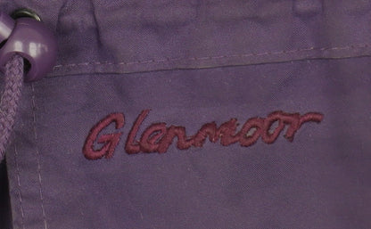 Glenmoor Unisex Purple Parka Jacket, Size M, Winter Casual