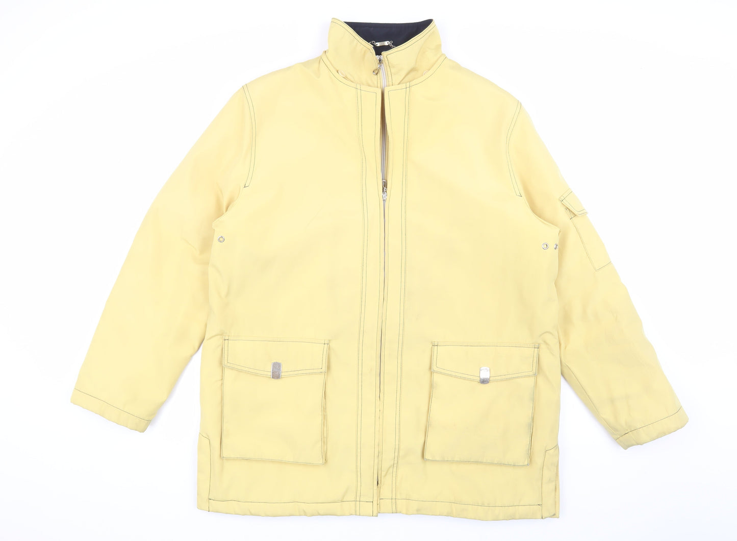 Womens UK Size 16 Kesta Yellow Puffer Jacket