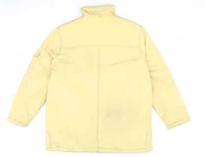 Womens UK Size 16 Kesta Yellow Puffer Jacket