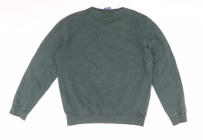 Mens UK Size M Champion Green Pullover Sweatshirt