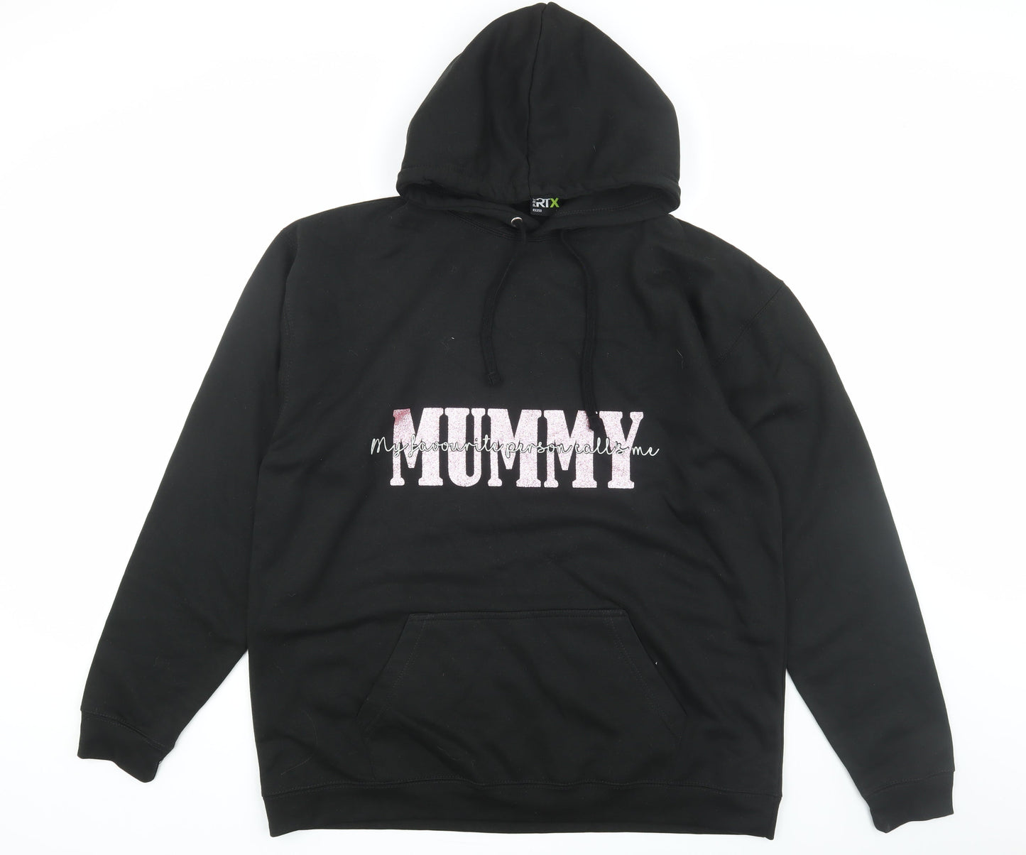 Pro RTX Women's Black XL Hoodie with Mummy Print