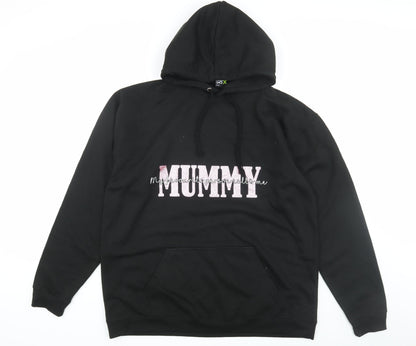 Pro RTX Women's Black XL Hoodie with Mummy Print