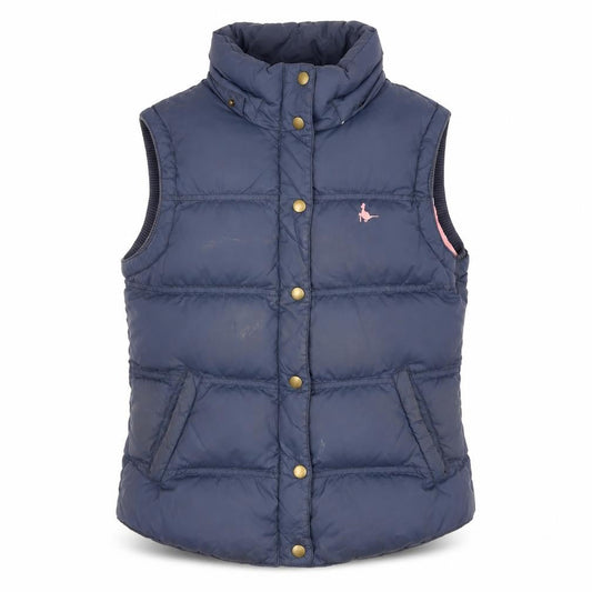 Womens UK Size 10 Jack Wills Blue Puffer Jacket