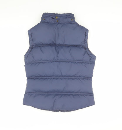 Womens UK Size 10 Jack Wills Blue Puffer Jacket