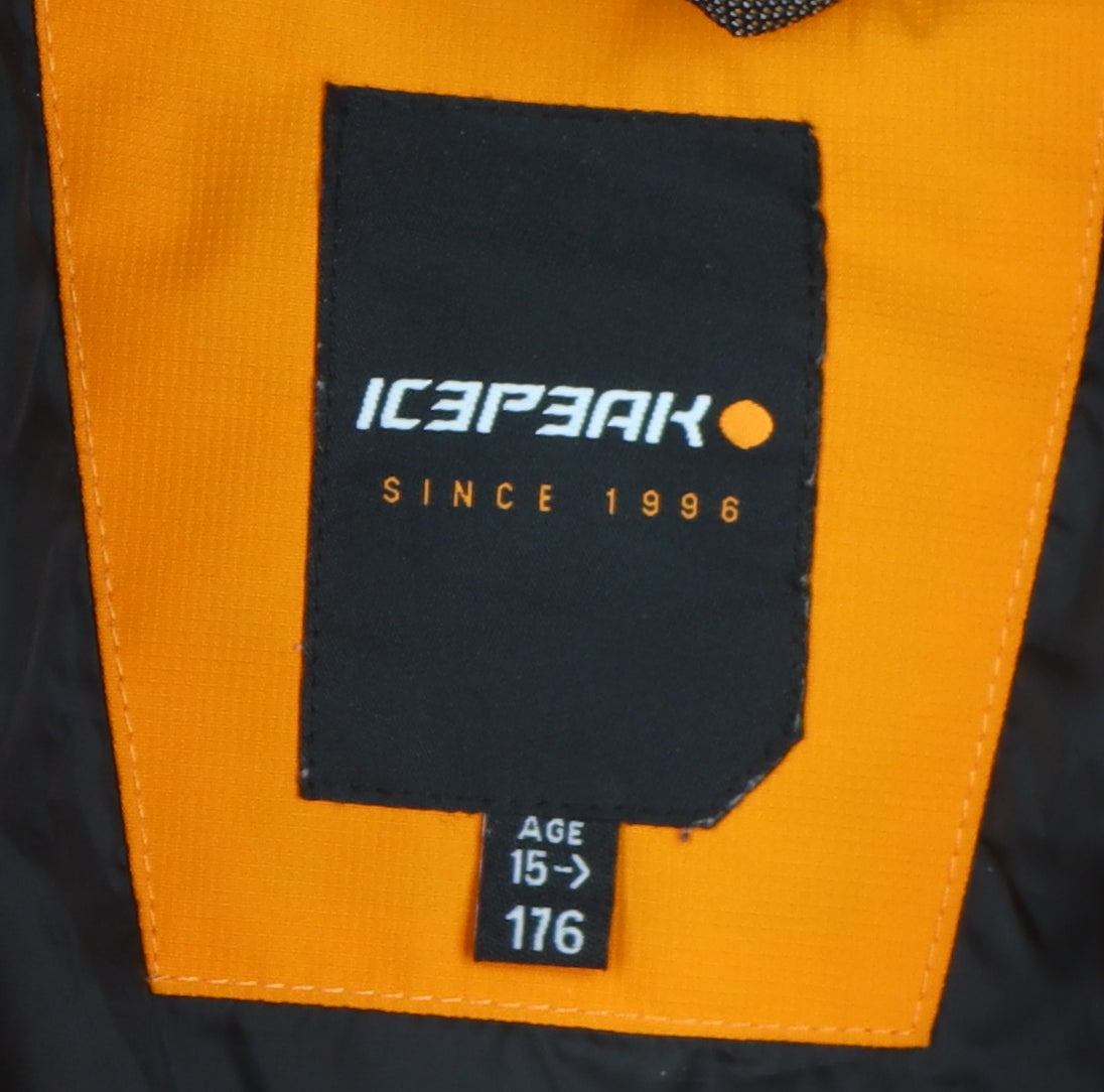 Mens UK Size 176 Icepeak Orange Puffer Jacket