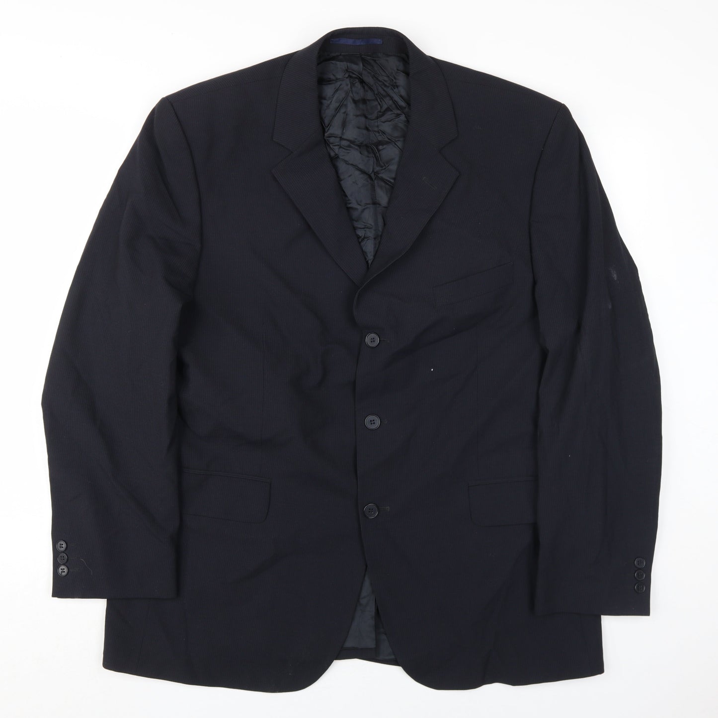 Mens UK Size 44 Sovereign Regular Black Suit Jacket