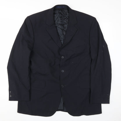 Mens UK Size 44 Sovereign Regular Black Suit Jacket