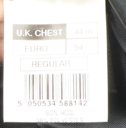 Mens UK Size 44 Sovereign Regular Black Suit Jacket