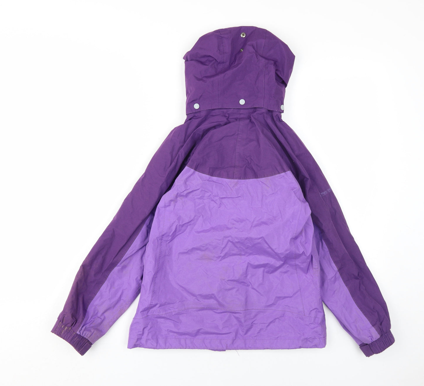 Trespass Girls Purple Parka Jacket 9-10 Years Waterproof