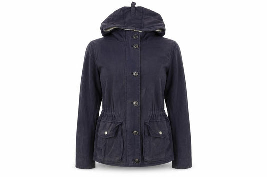 Womens UK Size M Gap Black Parka Coat