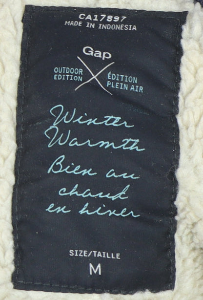 Gap Women's Black Hooded Parka Jacket M