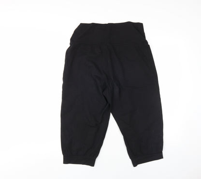 Oxylane Women's Black Cropped Activewear Trousers L