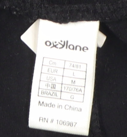 Oxylane Women's Black Cropped Activewear Trousers L
