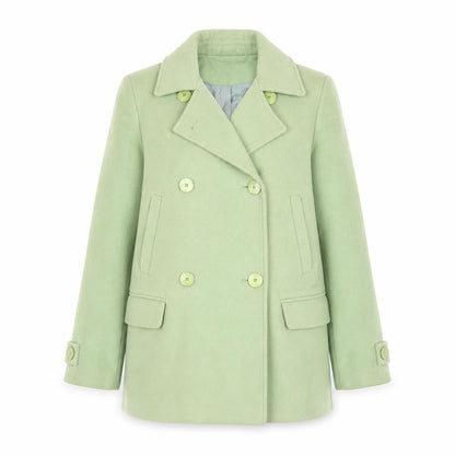Womens UK Size 10 Damsel in a Dress Green Pea Coat