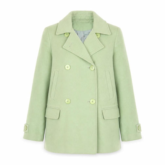 Womens UK Size 10 Damsel in a Dress Green Pea Coat