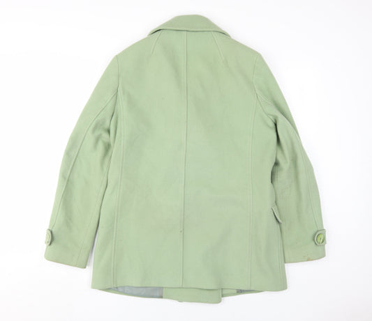 Womens UK Size 10 Damsel in a Dress Green Pea Coat