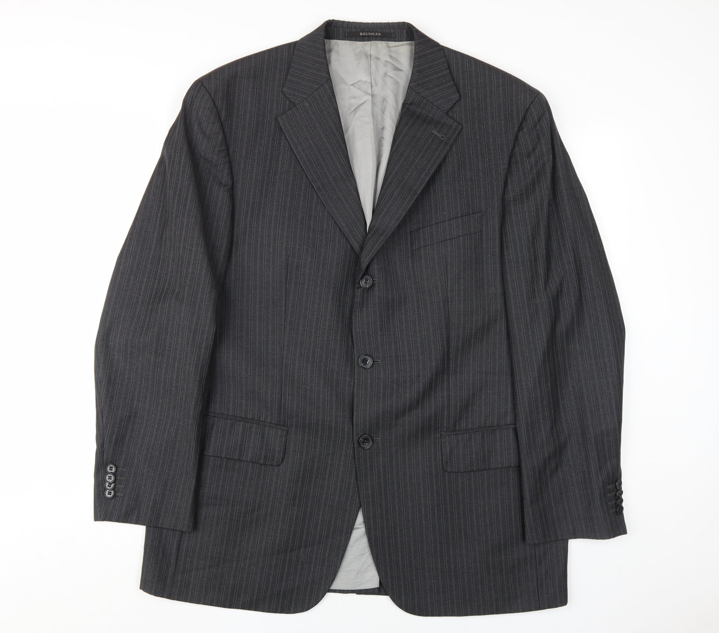 Mens UK Size 54 Reda Regular Grey Suit Jacket