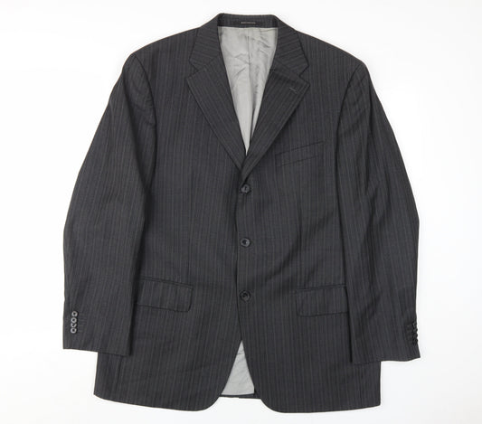 Mens UK Size 54 Reda Regular Grey Suit Jacket