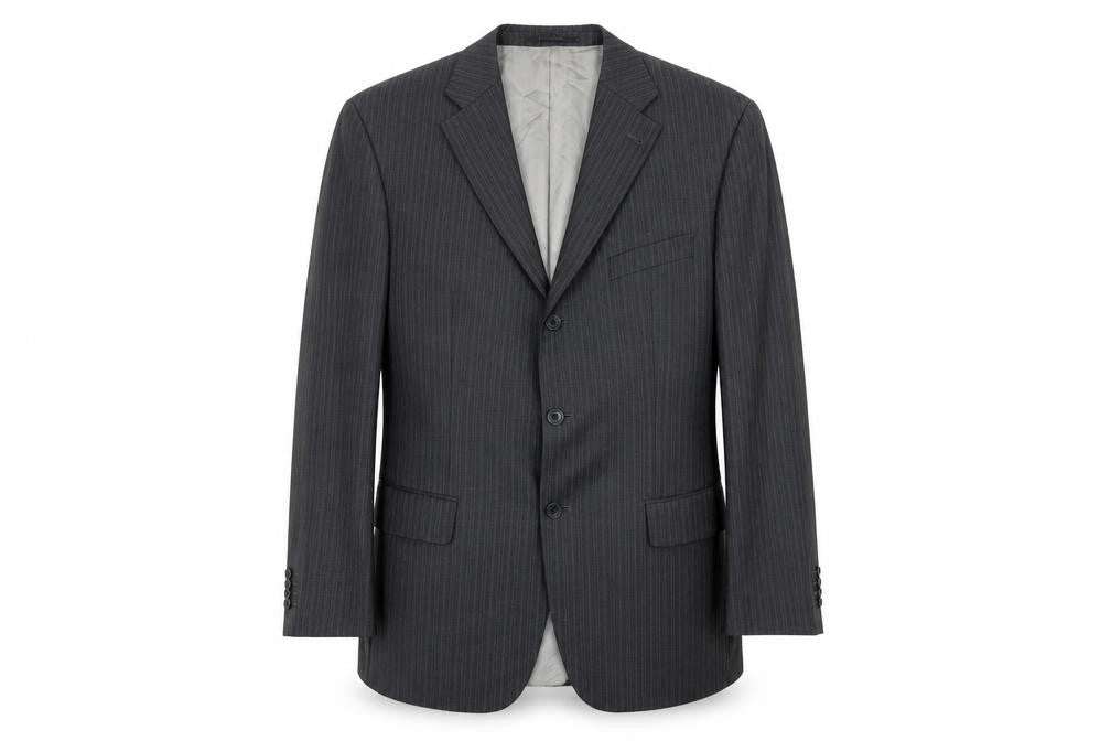 Mens UK Size 54 Reda Regular Grey Suit Jacket