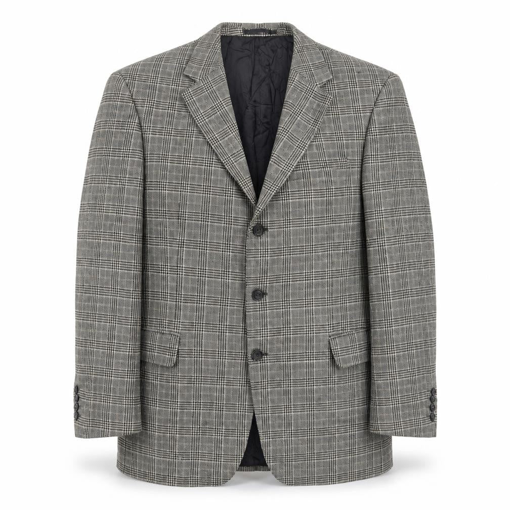 Mens UK Size 41 Atelier Torino Regular Grey Suit Jacket