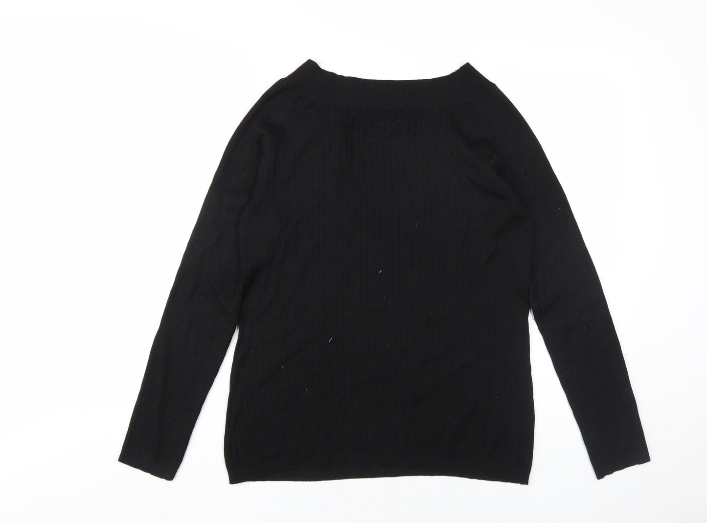 Womens UK Size L Viyella Black Pullover Jumper
