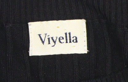 Womens UK Size L Viyella Black Pullover Jumper