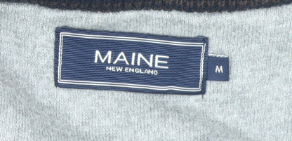 Maine New England Men's Brown Cotton Pullover Jumper - M