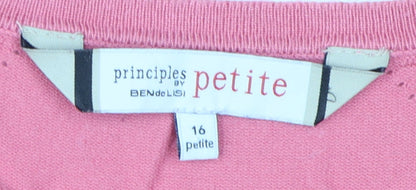 Womens UK Size 16 Principles by Ben de Lisi Pink Pullover Jumper