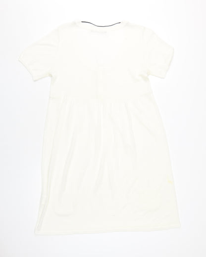Vero Moda Women’s White Knee Length T-Shirt Dress