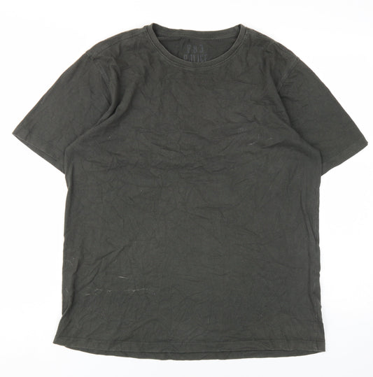 Police Men's Green L Cotton Short Sleeve T-Shirt