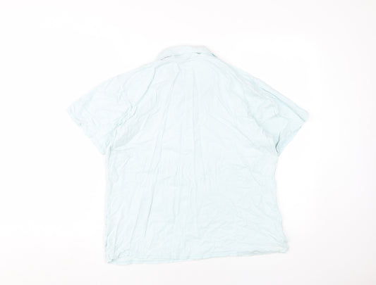 Unisex Adults UK Size XL Glenmuir Blue Basic Polo