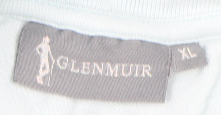 Unisex Adults UK Size XL Glenmuir Blue Basic Polo