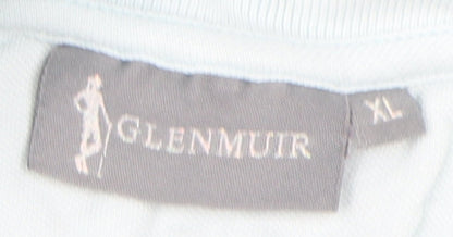 Unisex Adults UK Size XL Glenmuir Blue Basic Polo