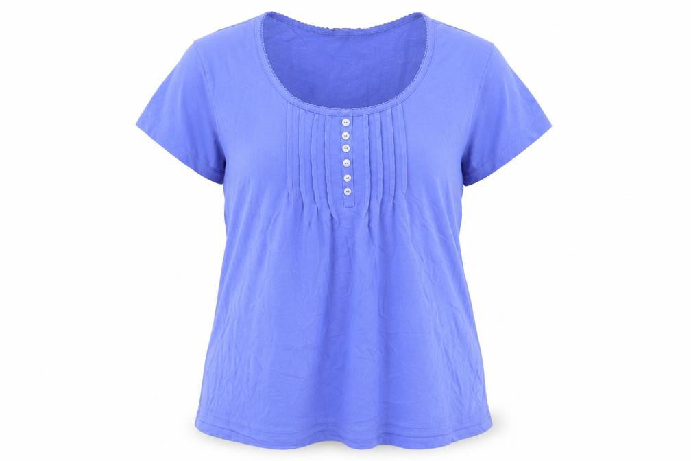 Womens UK Size 24 Rogers+Rogers Blue Basic T-Shirt